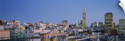 Buildings in a city, Telegraph Hill, San Francisco, California
