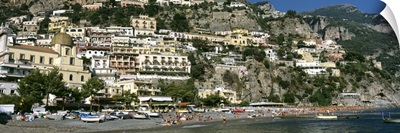 Buildings in a town, Positano, Amalfi, Amalfi Coast, Campania, Italy