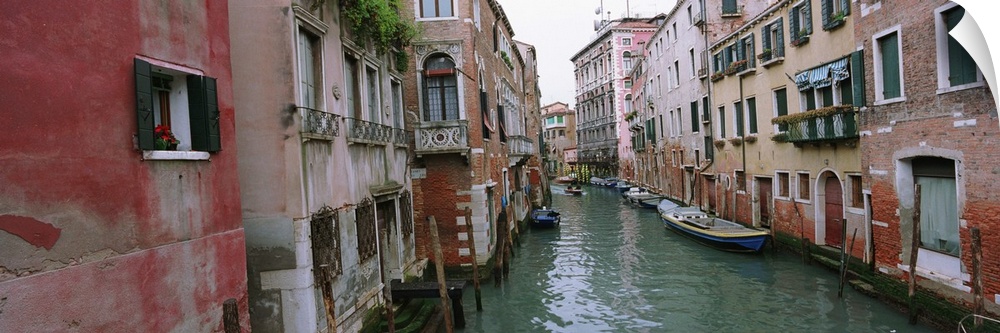 Buildings on both sides of a canal, Grand Canal, Venice, Italy