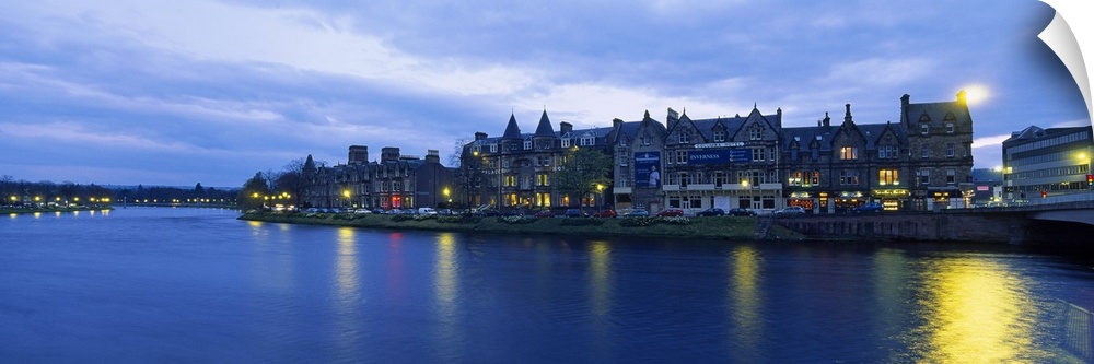 Buildings on the waterfront, Inverness, Highlands, Scotland