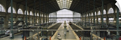 Bullet train at a railroad station, Paris, France