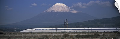 Bullet Train Mount Fuji Japan