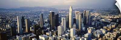 California, Los Angeles, Aerial view of the city