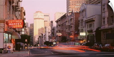 California, San Francisco, Evening Traffic