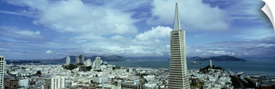 California, San Francisco, Skyline with Transamerica Building