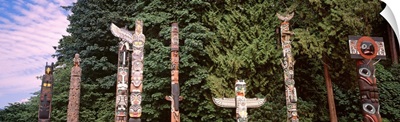 Canada, Vancouver, Stanley Park, totems