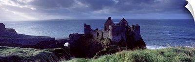 Castle on the coast, Dunluce Castle, County Antrim, Northern Ireland