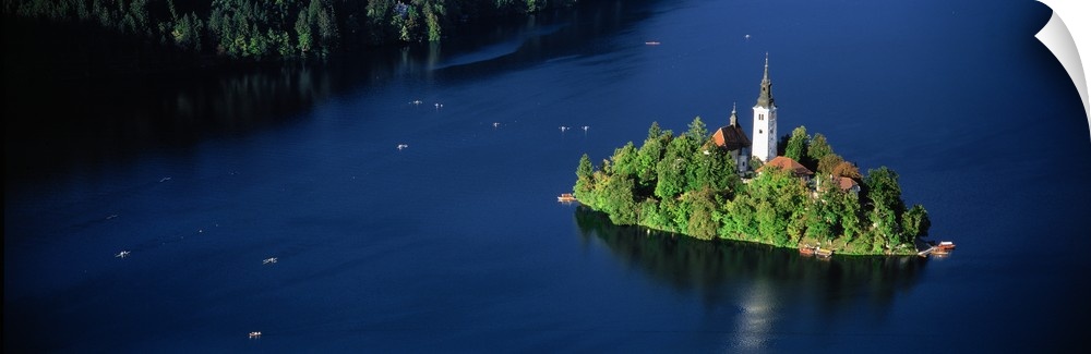 Church Lake Bled Slovenia
