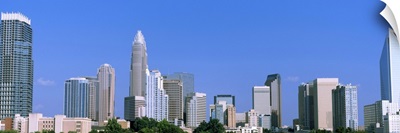 City skyline, Charlotte, Mecklenburg County, North Carolina, USA