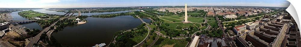 Aerial Washington DC USA