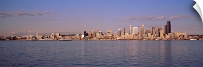 City viewed from Alki Beach Seattle King County Washington State 2010