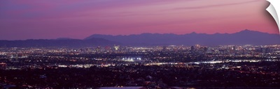 Cityscape at sunset Phoenix Maricopa County Arizona