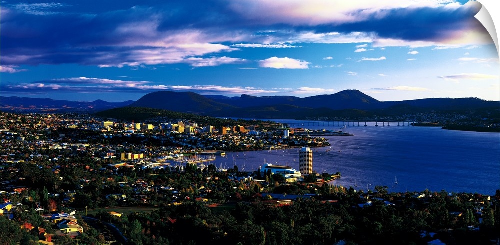 Cityscape Hobart Tasmania Australia