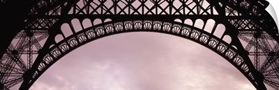 Close Up Eiffel Tower Paris France