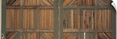 Close-up of a warehouse door, San Francisco, California