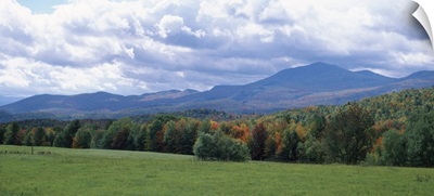 Clouds over a grassland, Mt Mansfield, Vermont