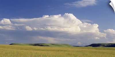 Clouds over a landscape, Pikes Peak, Greenland, Douglas County, Colorado