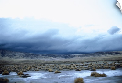 Clouds over a river, Churchill County, Nevada