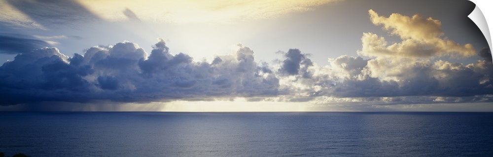 Clouds over an ocean, Hawaii