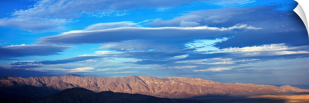 Clouds over Anza Borrego Desert State Park, Borrego Springs, California, USA