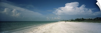 Clouds over the beach, Lighthouse Beach, Sanibel Island, Fort Myers, Florida