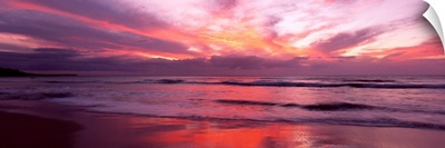 Clouds over the sea at sunset, Hapuna Beach, South Kohala Coast, Big Island, Hawaii