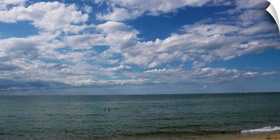 Clouds over the sea, Jetties Beach, Nantucket Sound, Nantucket, Massachusetts