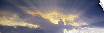 Clouds with God Rays