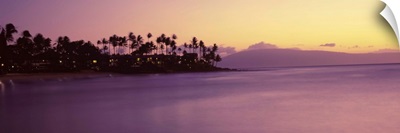 Coastline at dusk, Maui, Hawaii II