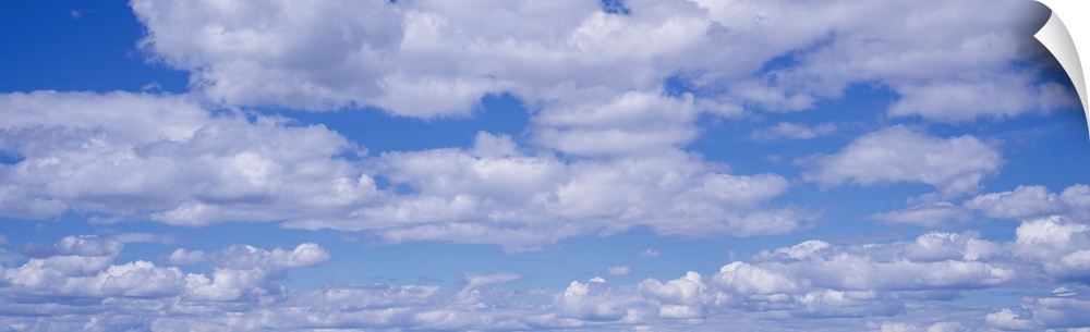 Cumulus Clouds Blue Sky