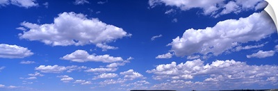 Cumulus clouds in the sky, Texas