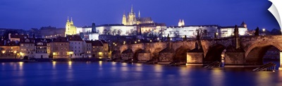 Czech Republic, Prague, Vltava River, Charles Bridge