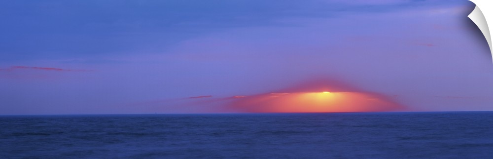 Dark sunset over Cape May