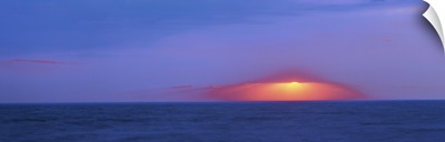 Dark sunset over Cape May