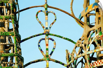 Details of the Watts Tower, Watts, Los Angeles, California