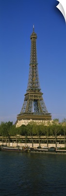Eiffel Tower Seine River Paris France
