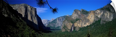 El Capitan and Bridal Veil Falls Yosemite National Park CA