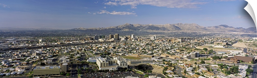 El Paso skyline TX USA