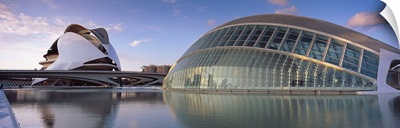 Entertainment buildings at the waterfront, City Of Arts And Sciences, Valencia, Spain