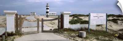 Entrance of a lighthouse, Cape Recife Lighthouse, Port Elizabeth, Algoa Bay, Eastern Cape Province, Republic of South Africa