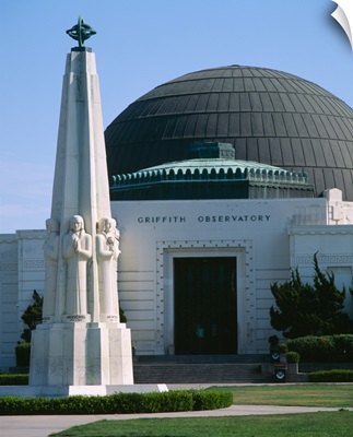 Entrance of an observatory, Griffith Park Observatory, City of Los Angeles, California