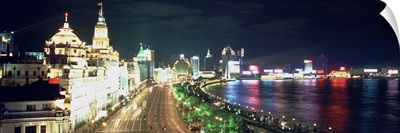 Evening Shanghai Bund China