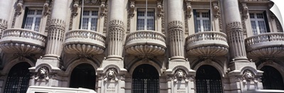 Facade of a bank, Totta And Acores Bank, Lisbon, Portugal