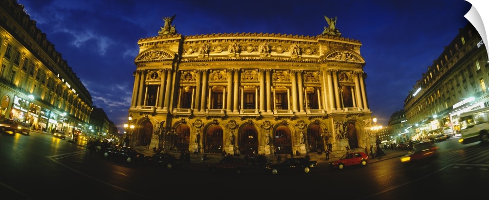 Facade of a building, Opera House, Paris, France