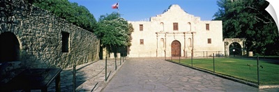 Facade of a building, The Alamo, San Antonio, Texas