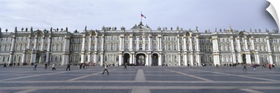 Facade of a museum, State Hermitage Museum, Winter Palace, Palace Square, St. Petersburg, Russia
