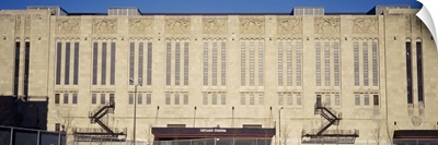 Facade of a stadium, Chicago Stadium (former home of the Chicago Blackhawks), Chicago, Illinois