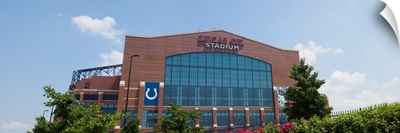 Facade of the Lucas Oil Stadium, Indianapolis, Marion County, Indiana