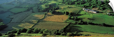 Fields Vale of Llangollen Denbighshire Wales