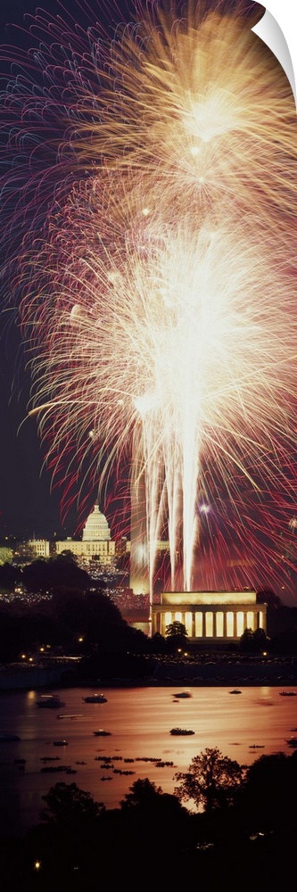 Fireworks ovr Washington DC USA